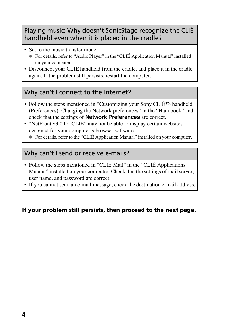 Sony CLIE PEG-TG50 User Manual | Page 4 / 56