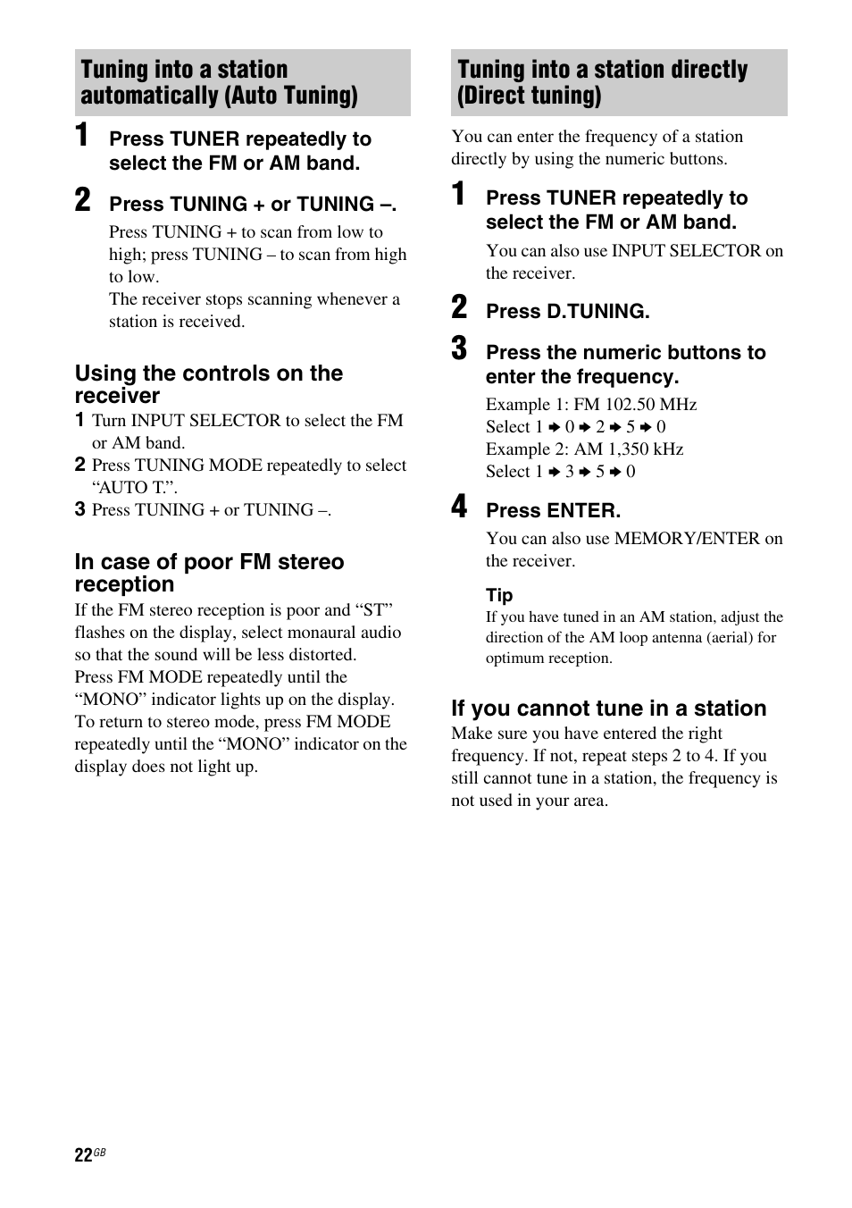 Sony STR-DH100 User Manual | Page 22 / 36