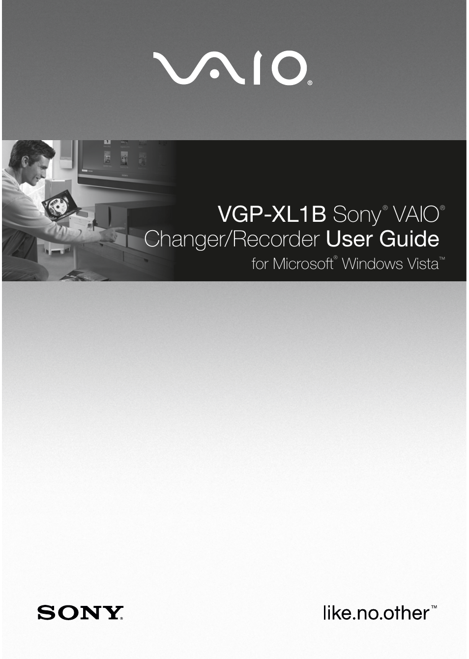 Sony VGP-XL1B User Manual | 52 pages