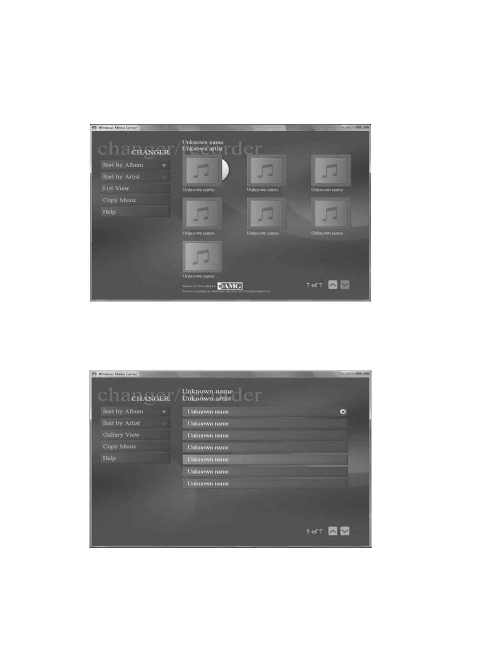 My changer music | Sony VGP-XL1B User Manual | Page 33 / 52