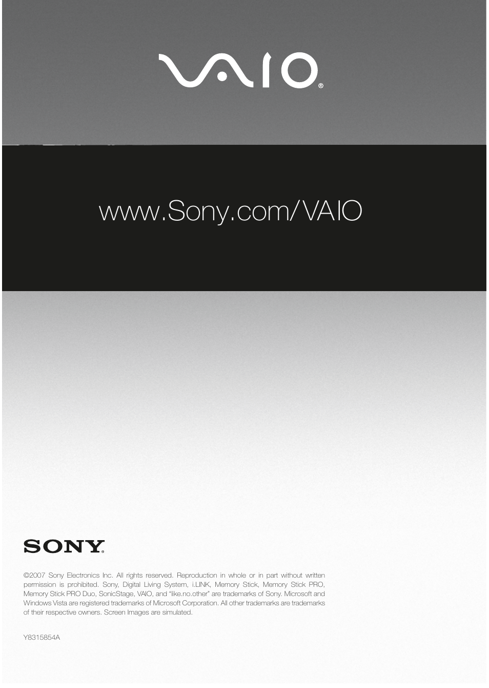 Sony VGP-XL1B User Manual | Page 52 / 52