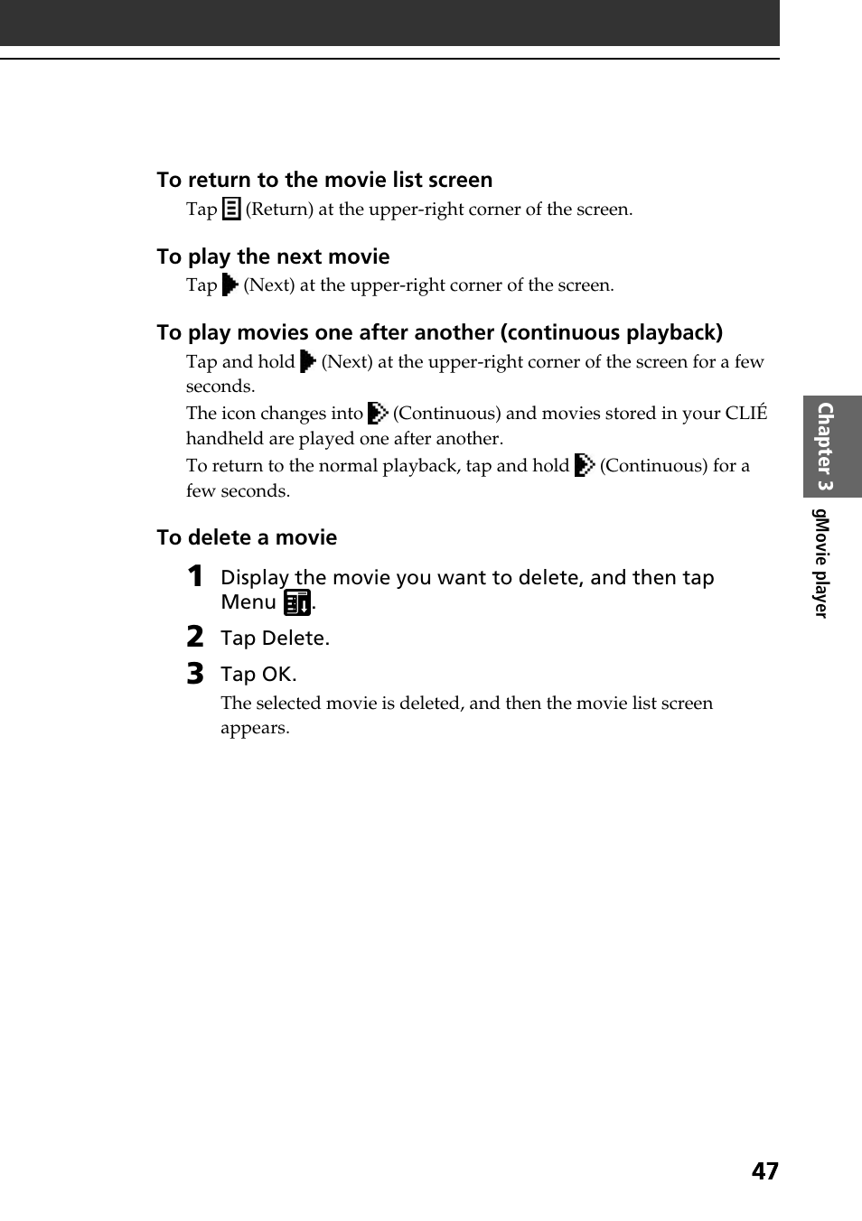 Sony PEG-T615C User Manual | Page 47 / 104