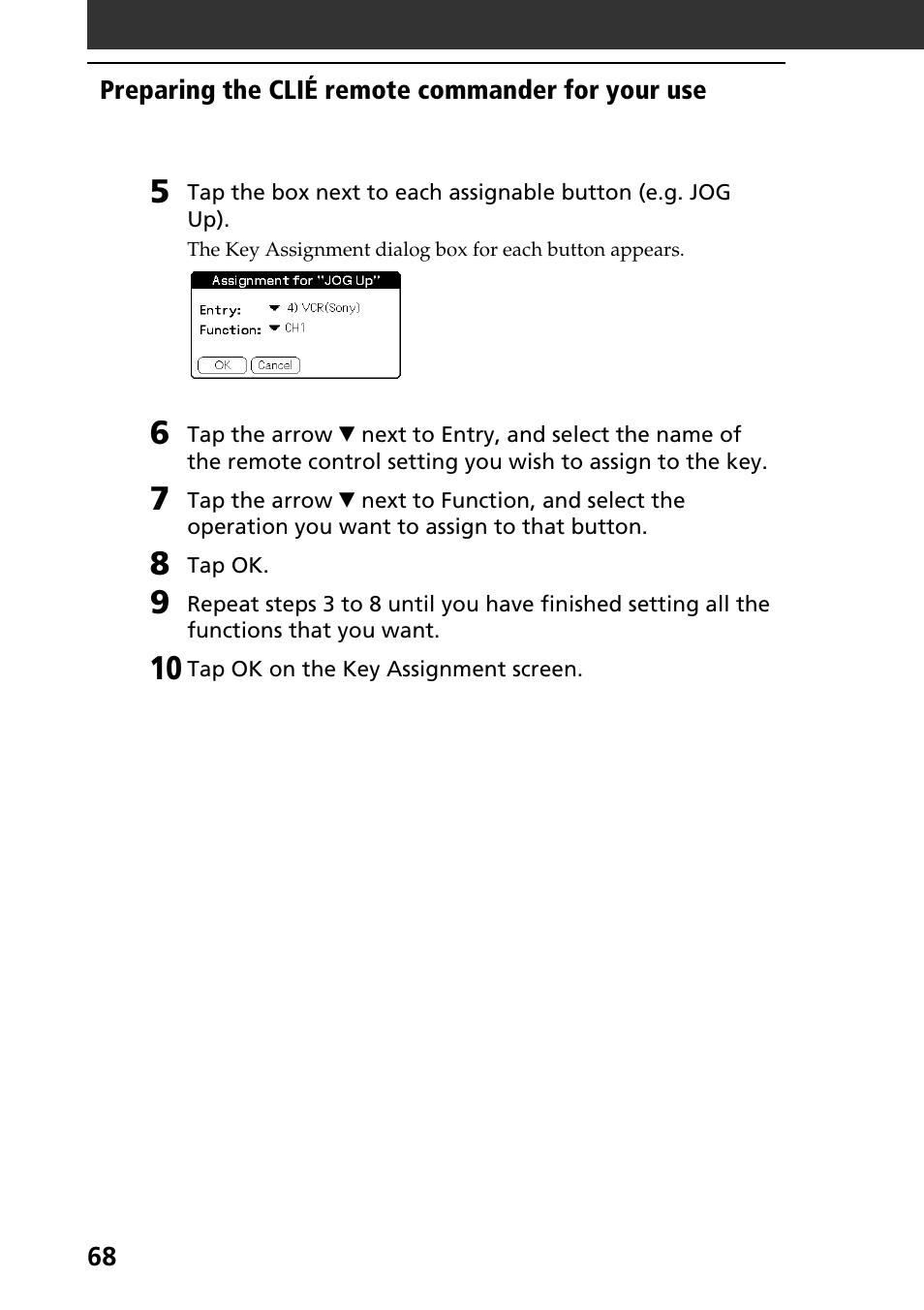 Sony PEG-T615C User Manual | Page 68 / 104