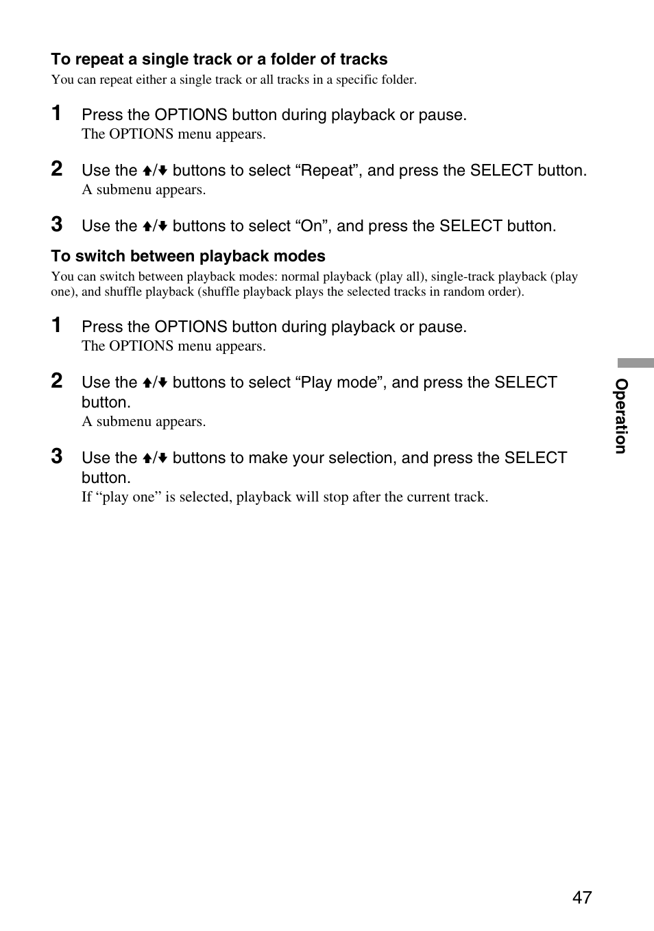 Sony VGP-MR100 User Manual | Page 47 / 69