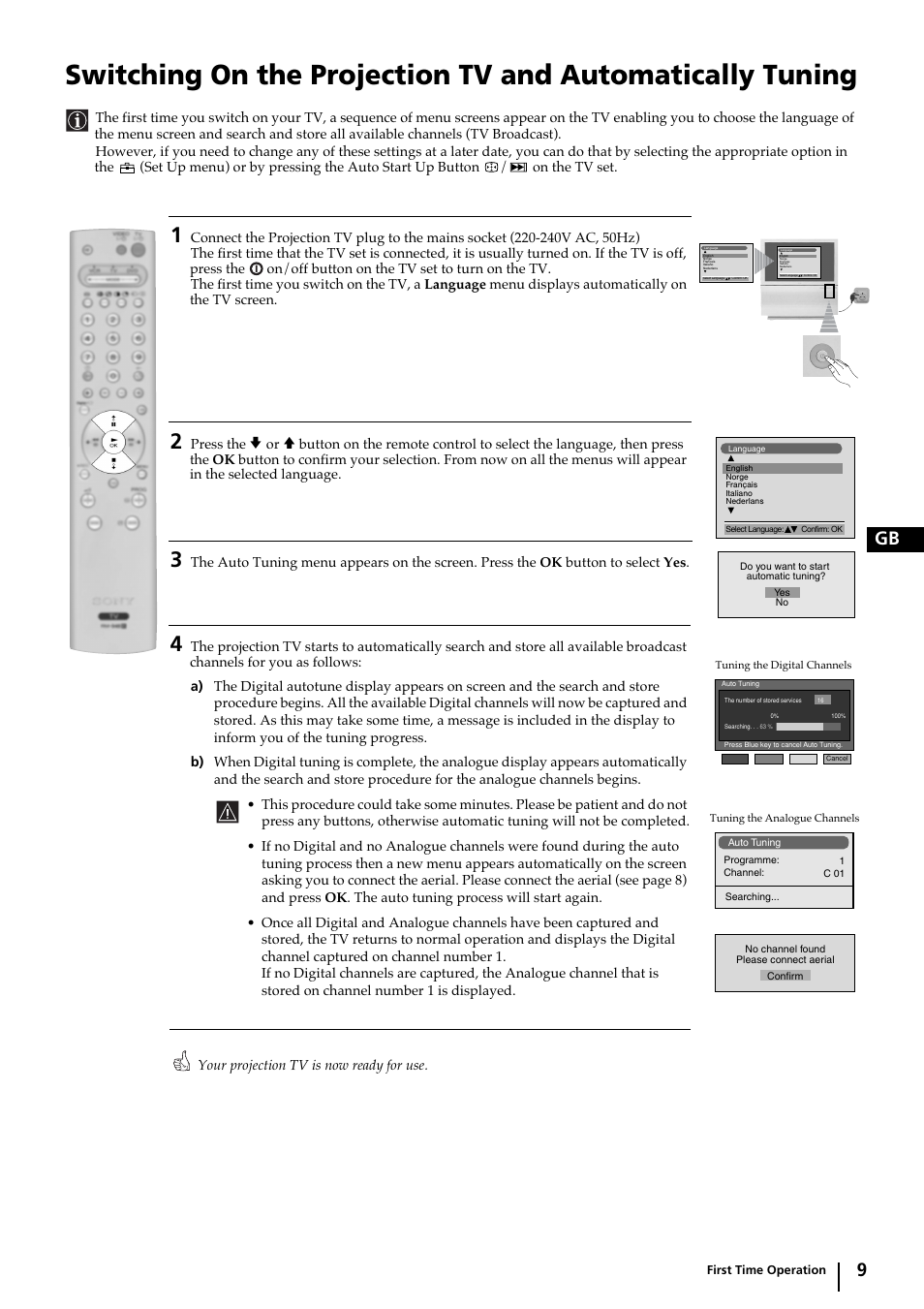 Sony KP-44DX2 User Manual | Page 9 / 40