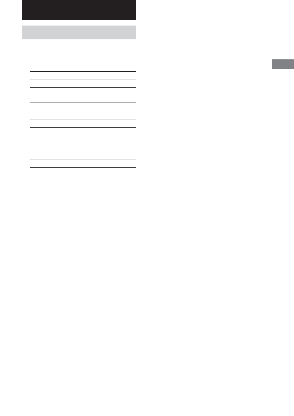 Selecting the component | Sony STR-VA333ES User Manual | Page 25 / 72