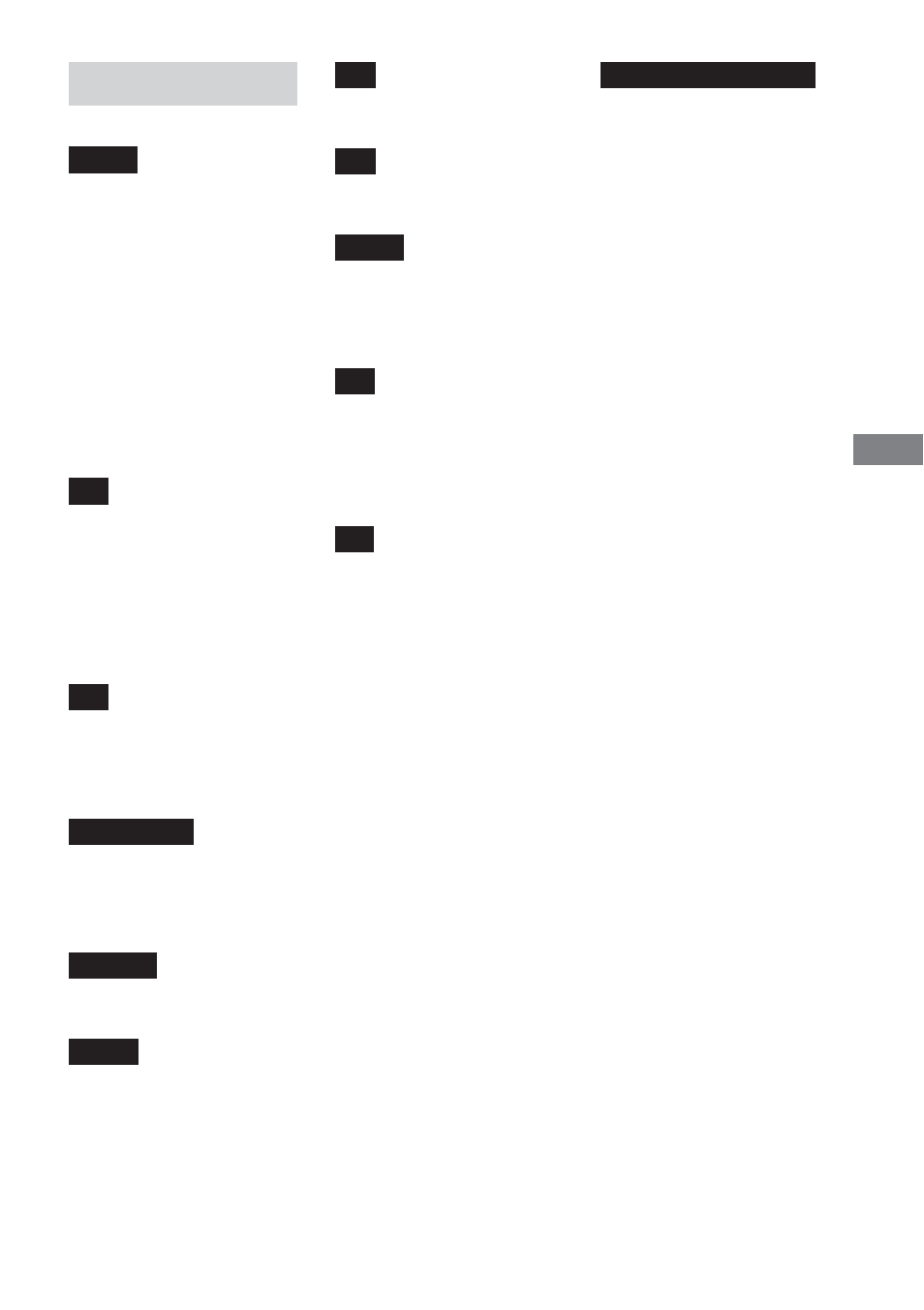 Index | Sony STR-VA333ES User Manual | Page 69 / 72