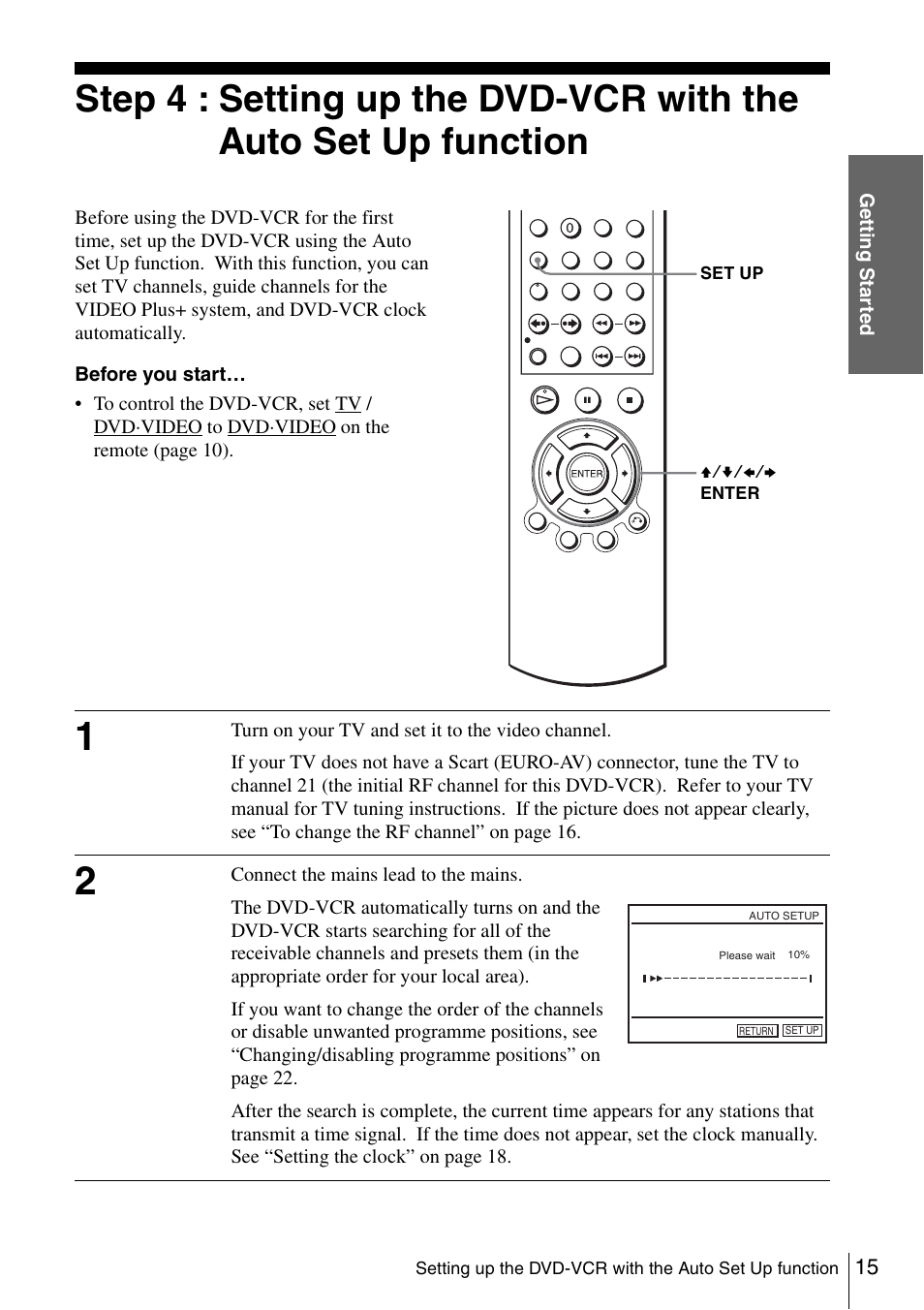 15 step 4 | Sony SLV-D980P User Manual | Page 15 / 124
