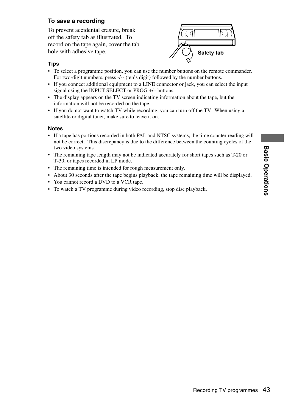 Sony SLV-D980P User Manual | Page 43 / 124