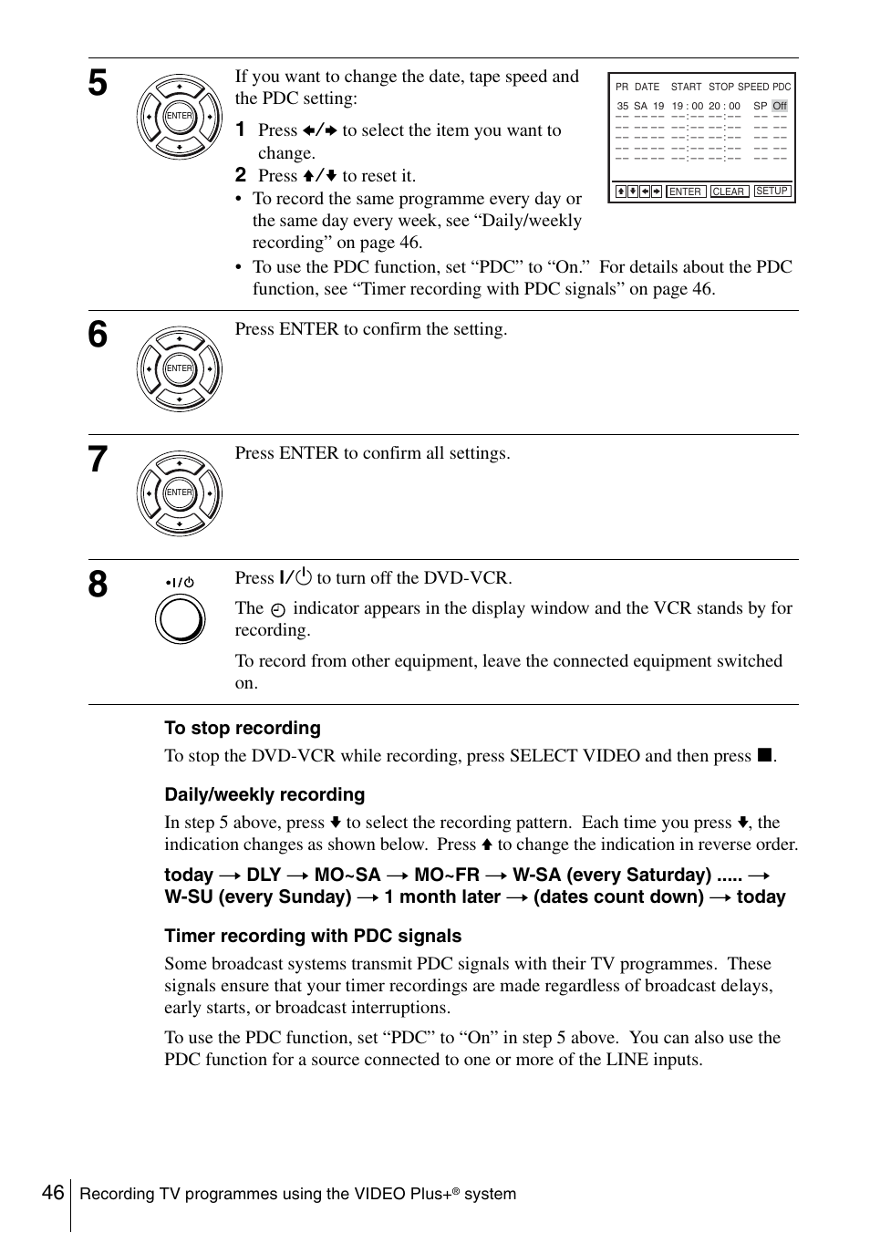 Sony SLV-D980P User Manual | Page 46 / 124