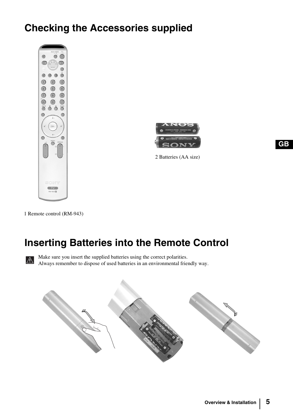 Sony KV-29FQ85E User Manual | Page 4 / 111