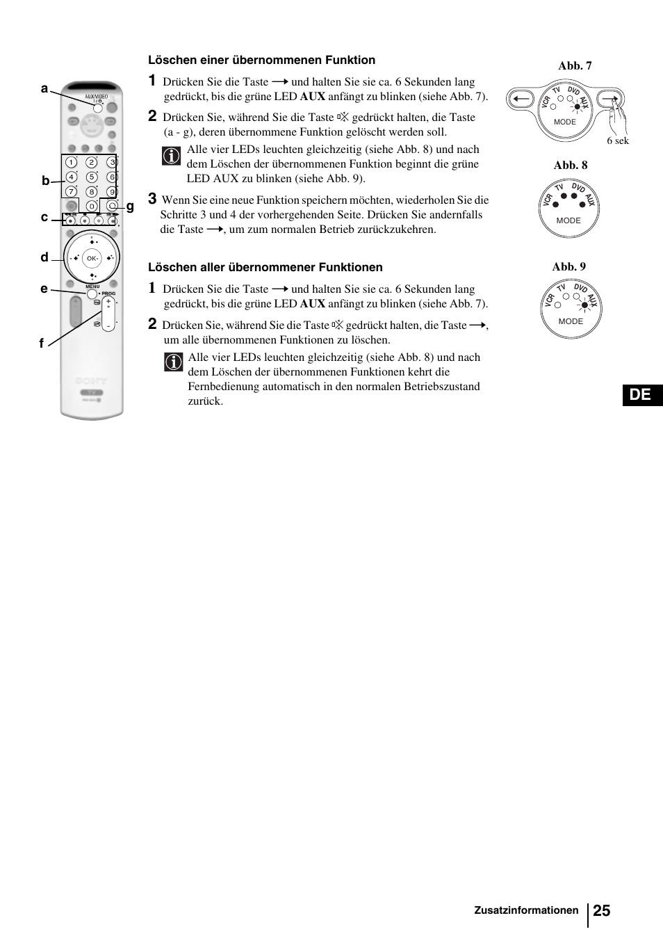 25 de | Sony KV-29FQ85E User Manual | Page 51 / 111