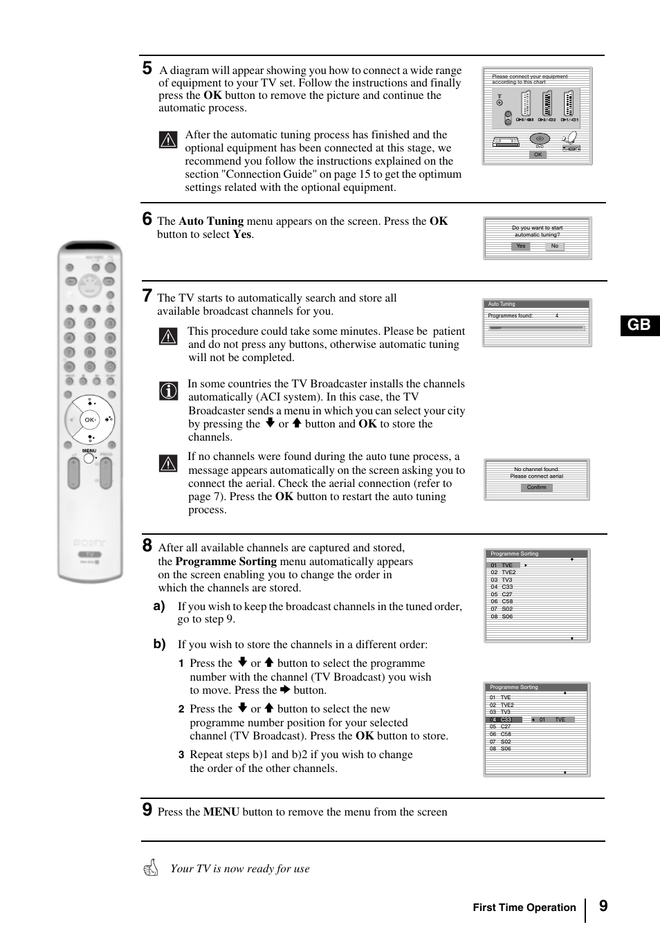 Sony KV-29FQ85E User Manual | Page 8 / 111