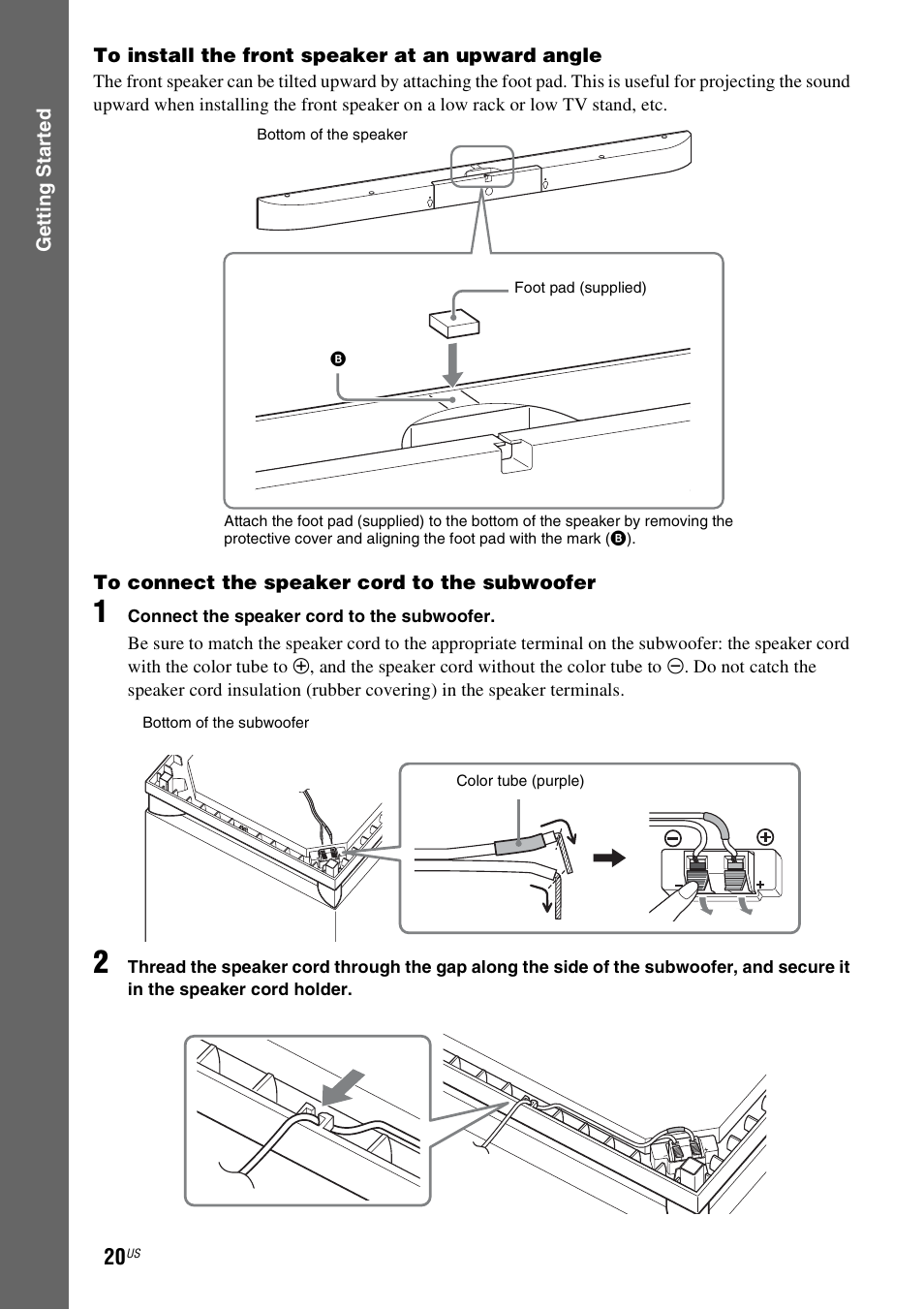 Sony BDV-F7 User Manual | Page 20 / 76