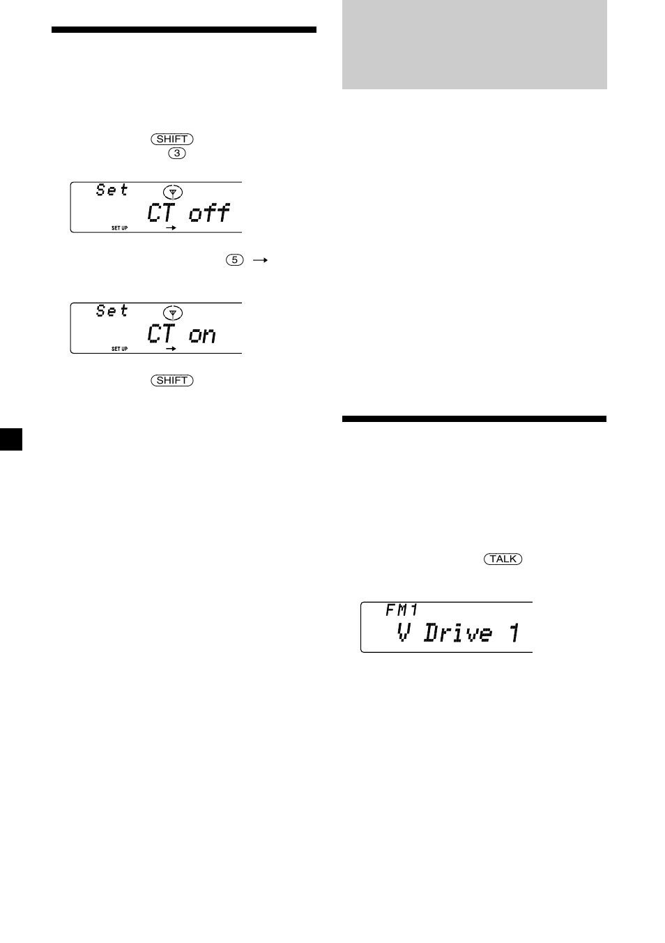 Acerto automático do relógio, Reconhecimento da voz, Selecccionar uma caixa “v drive” para registo | 20 acerto automático do relógio | Sony CDX-C8850R User Manual | Page 108 / 176