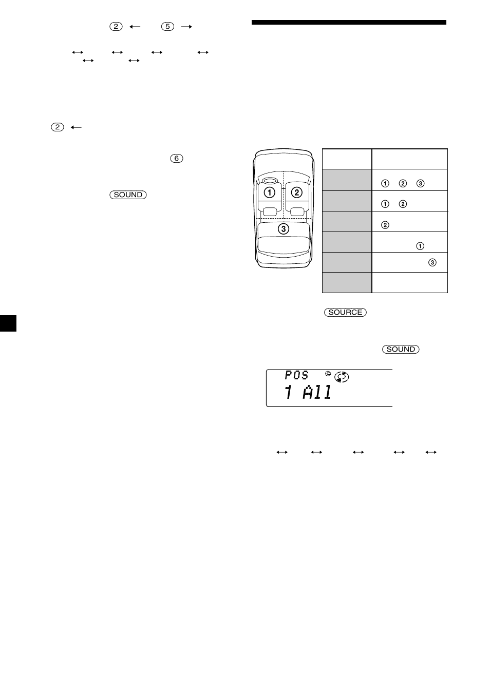 Seleccionar a posição de audição | Sony CDX-C8850R User Manual | Page 112 / 176