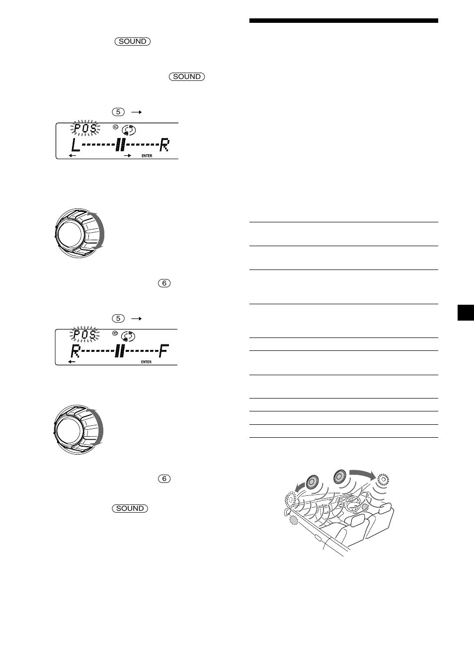 25 seleccionar um menu de tipo de som ambiente | Sony CDX-C8850R User Manual | Page 113 / 176