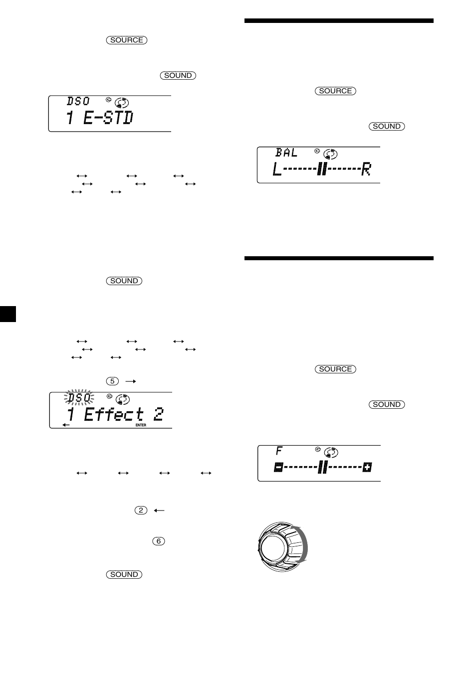 Regular o balanço (bal), Regular o fader (fad), 26 regular o balanço (bal) | Sony CDX-C8850R User Manual | Page 114 / 176