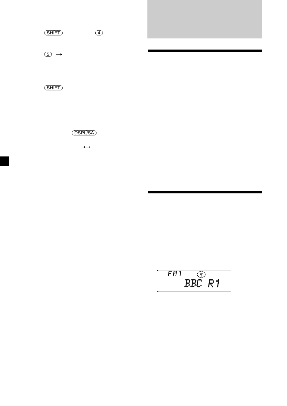 Overview of the rds function, Displaying the station name | Sony CDX-C8850R User Manual | Page 14 / 176