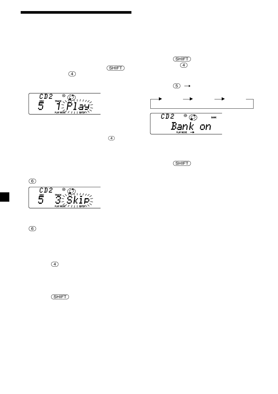 Välja spår för uppspelning — bank, Välja spår för uppspelning | Sony CDX-C8850R User Manual | Page 170 / 176