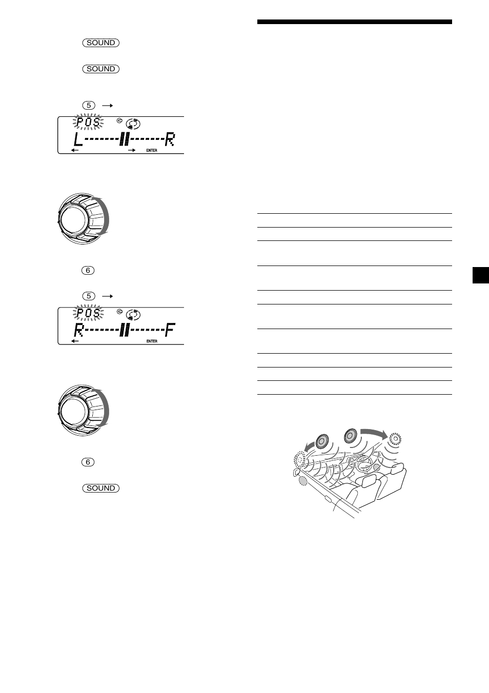 Selecting a soundstage menu | Sony CDX-C8850R User Manual | Page 25 / 176