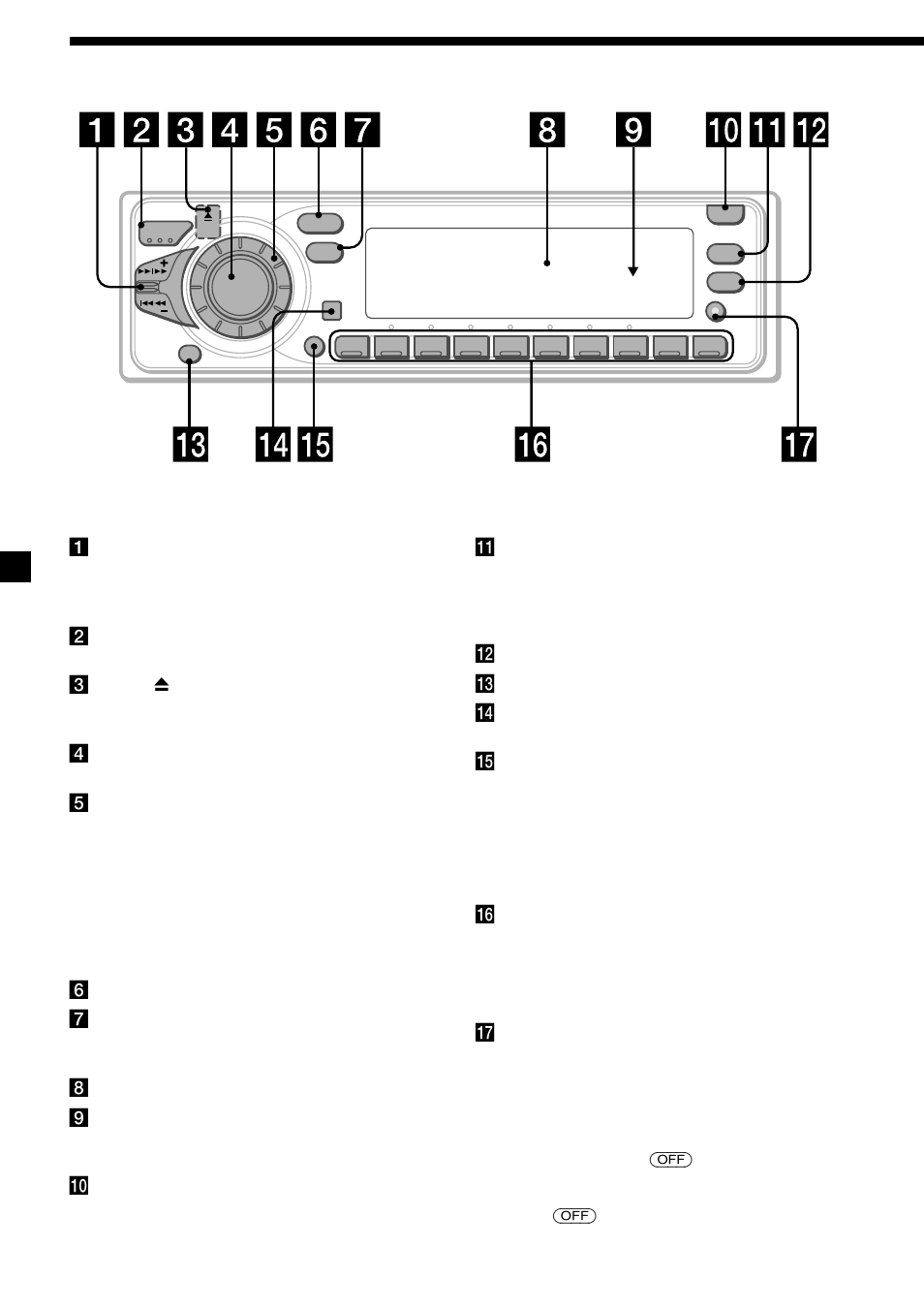 Localización de los controles | Sony CDX-C8850R User Manual | Page 48 / 176