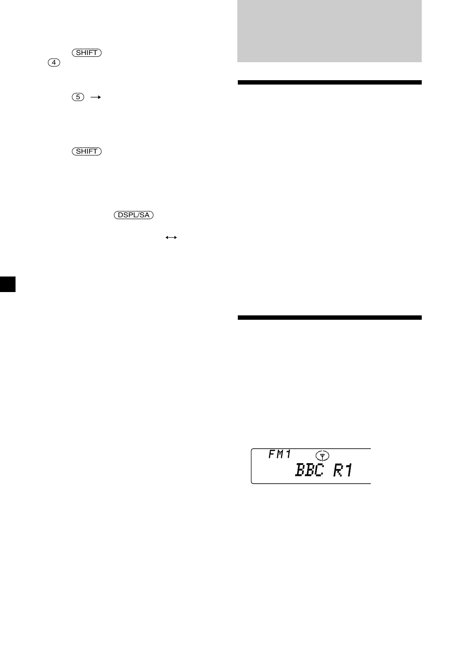 Descripción general de la función rds, Visualización del nombre de la emisora | Sony CDX-C8850R User Manual | Page 58 / 176