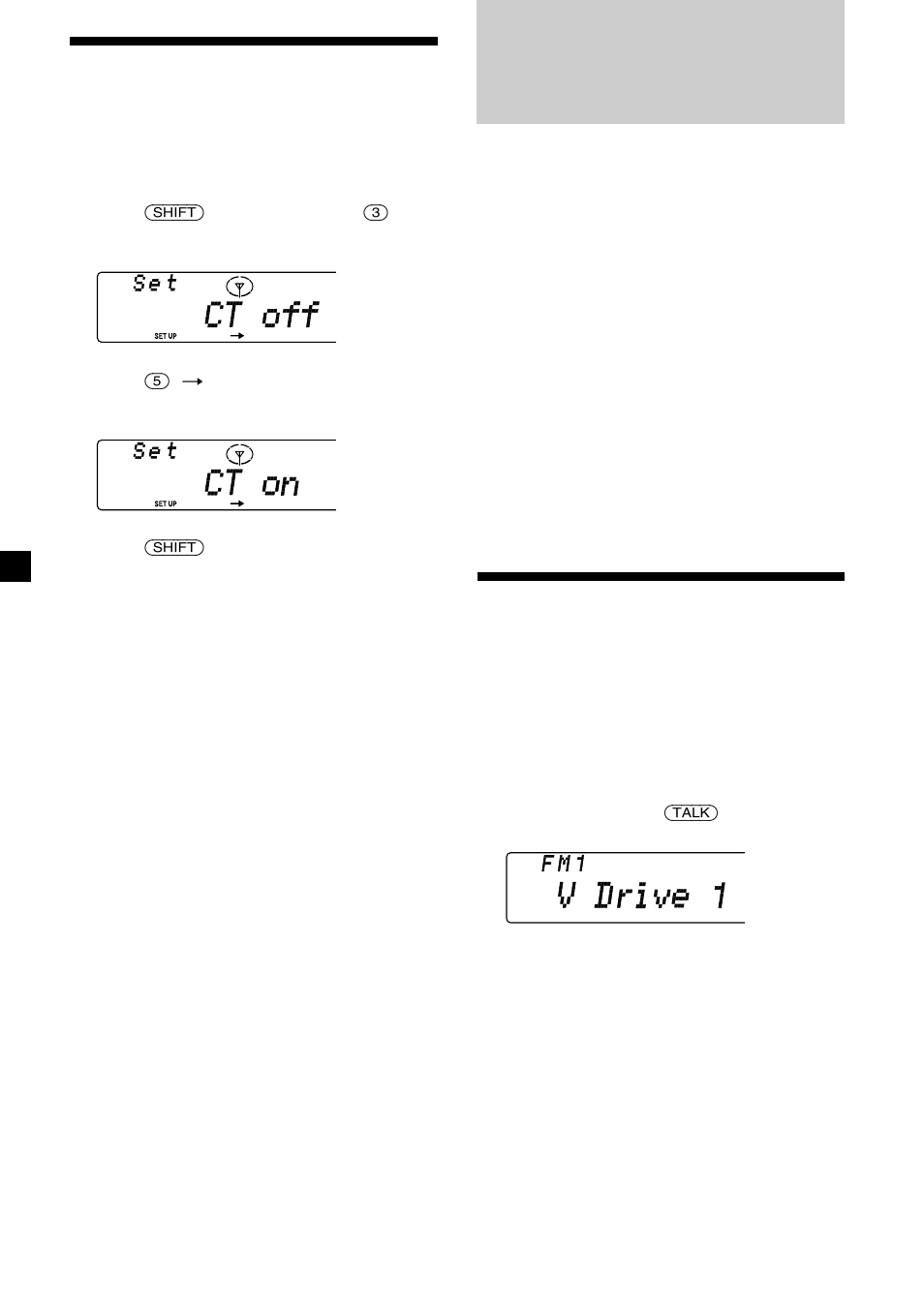 Ajuste automático del reloj, Activación por voz, 20 ajuste automático del reloj | Sony CDX-C8850R User Manual | Page 64 / 176