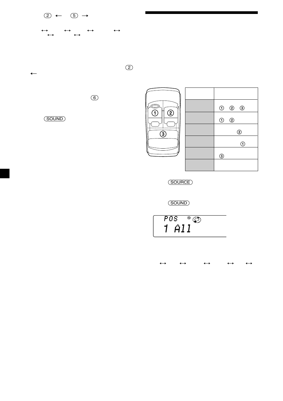 Selección de la posición de escucha | Sony CDX-C8850R User Manual | Page 68 / 176