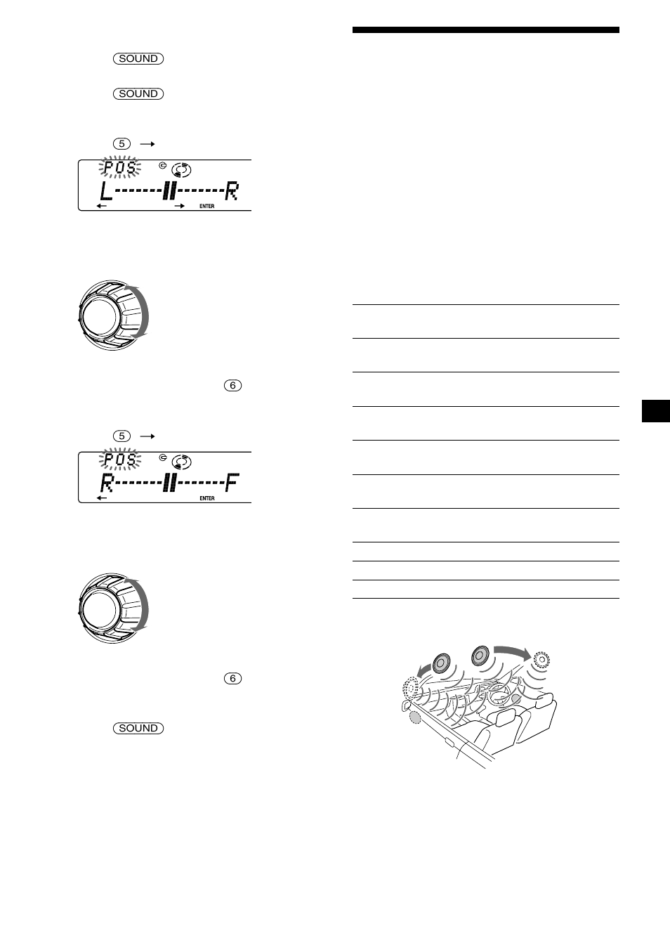 Selección de un menú soundstage | Sony CDX-C8850R User Manual | Page 69 / 176