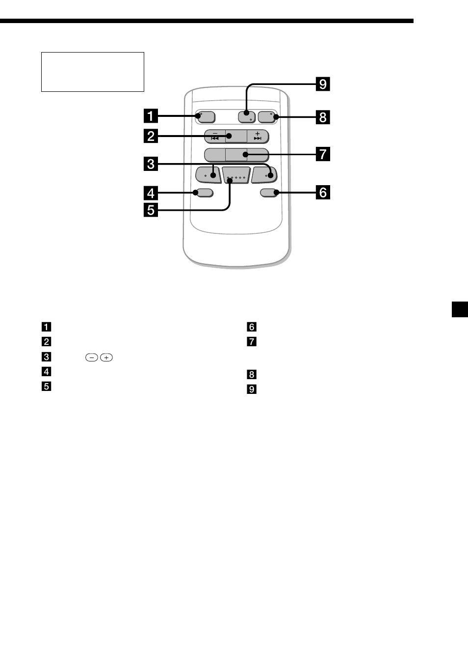 Telecomando opcional sem fios (rm-x47), 8 tecla source 9 tecla mode/dir | Sony CDX-C8850R User Manual | Page 93 / 176