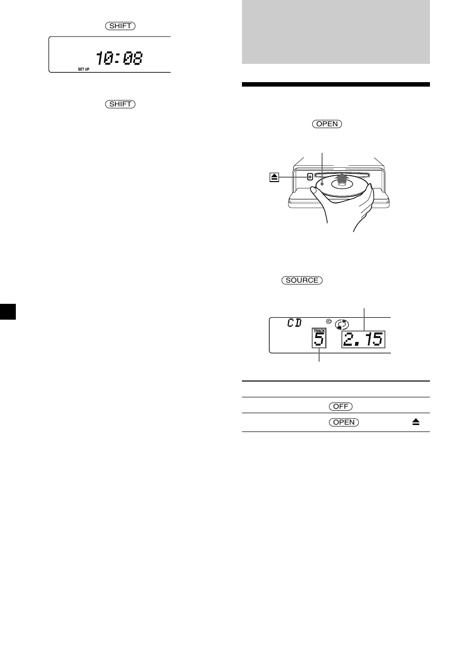 Leitor de cd, Ouvir um cd | Sony CDX-C8850R User Manual | Page 96 / 176