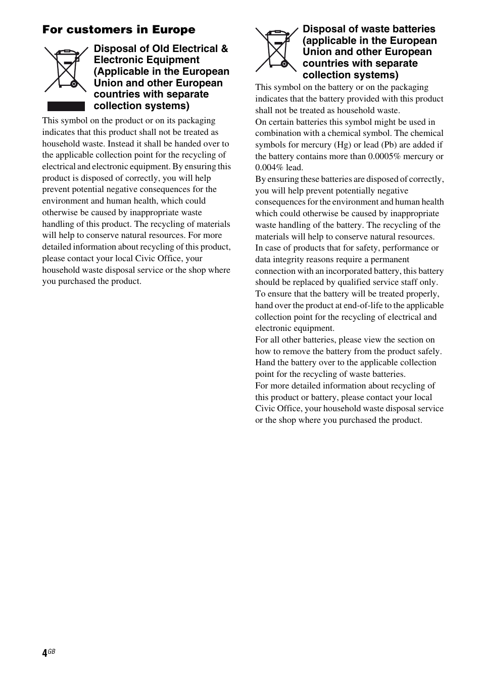 Sony SA-46SE1 User Manual | Page 4 / 20