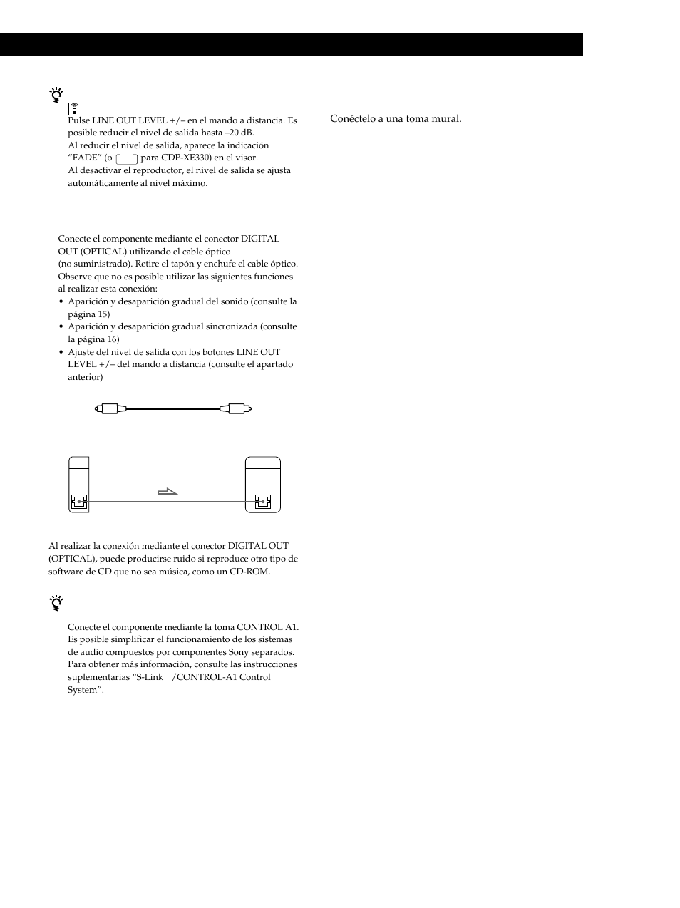 Procedimientos iniciales, Conexión del cable de alimentación, Y a continuación | Sony CDP-XE530 User Manual | Page 41 / 56