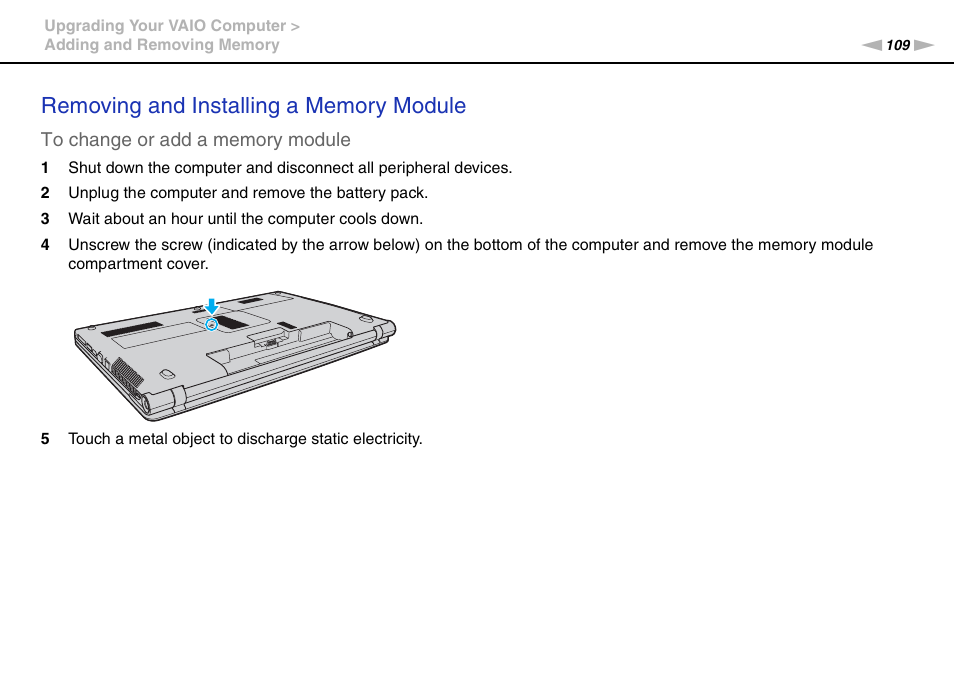 Sony VAIO VPCF13 User Manual | Page 109 / 178