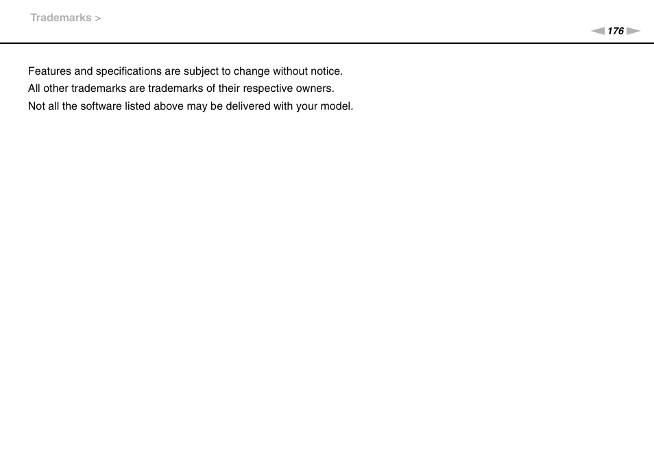 Sony VAIO VPCF13 User Manual | Page 176 / 178