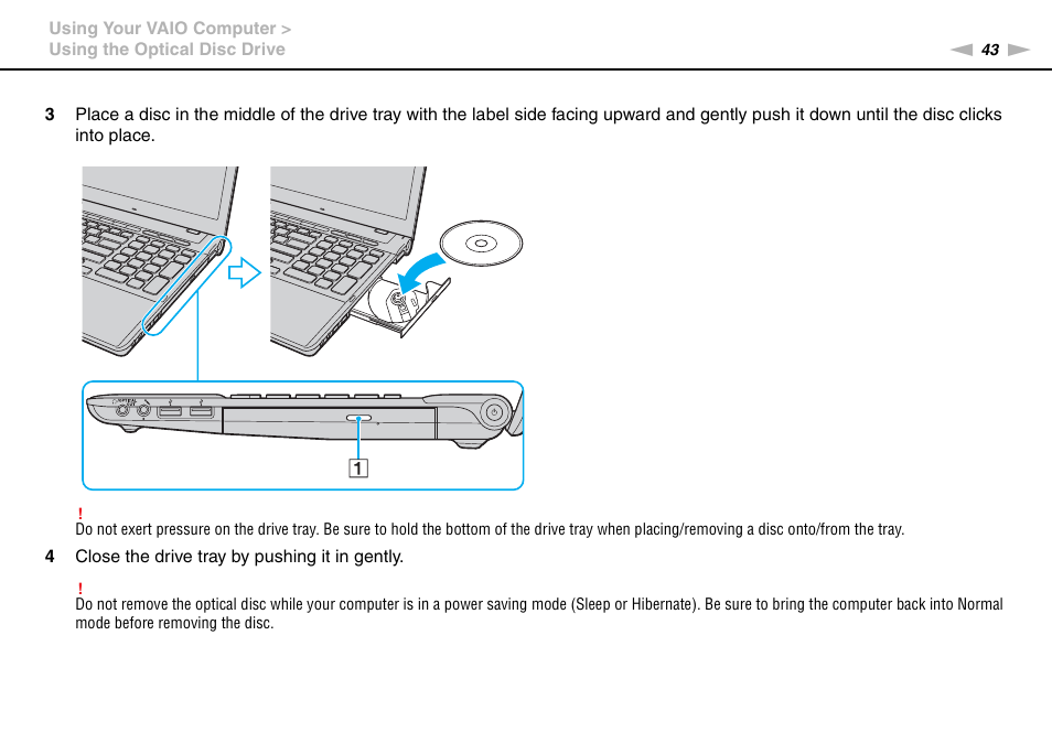 Sony VAIO VPCF13 User Manual | Page 43 / 178