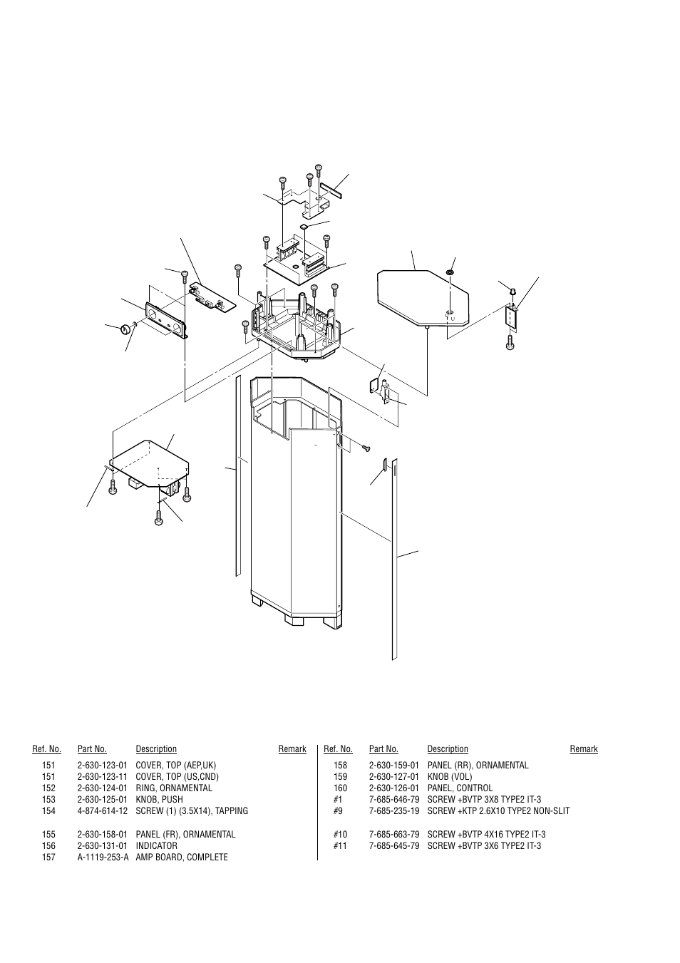 Subwoofer section (1) (sa-wft7) | Sony SA-WFT7 User Manual | Page 24 / 48