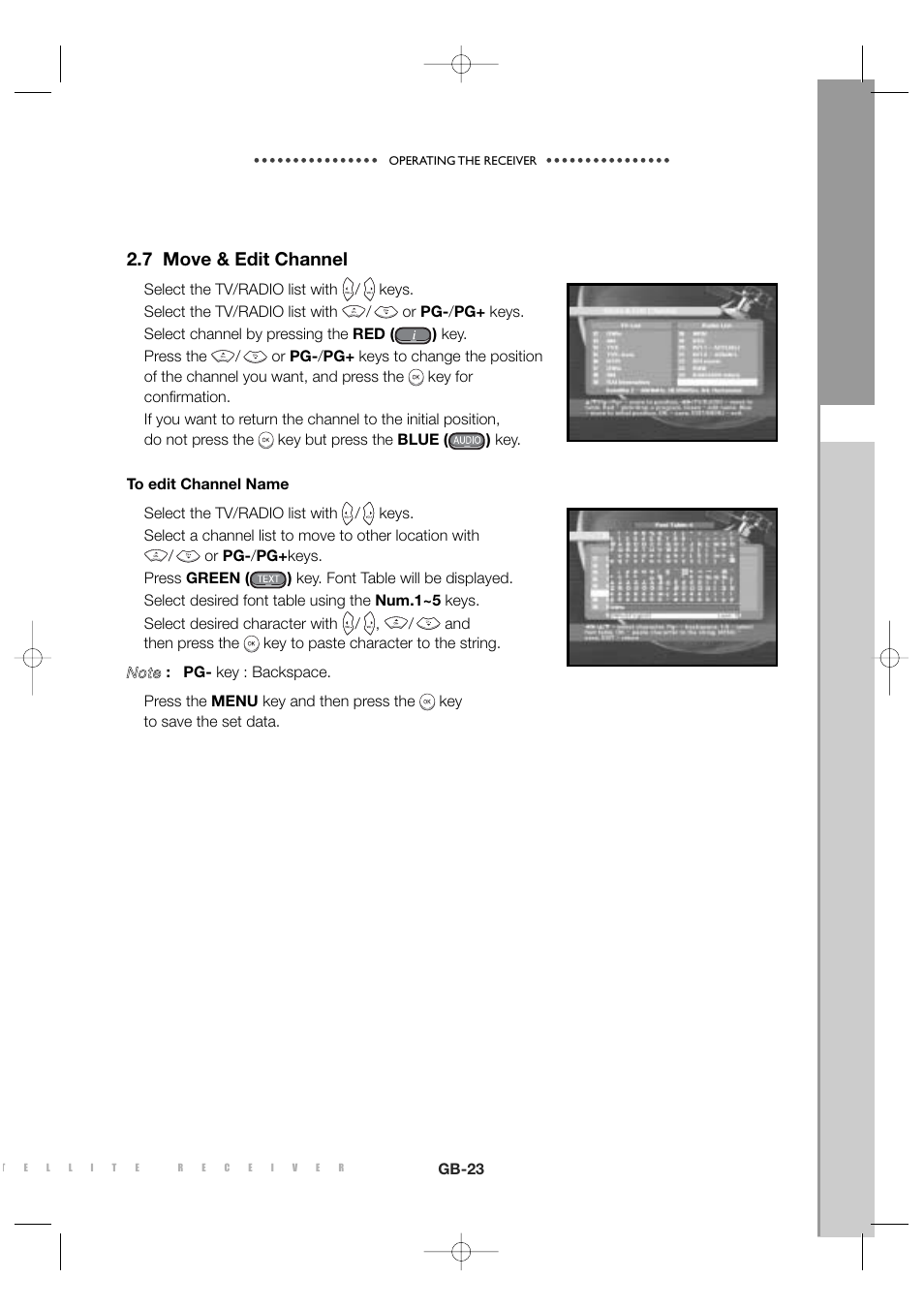 7 move & edit channel | Sony MF68-00258A User Manual | Page 25 / 35