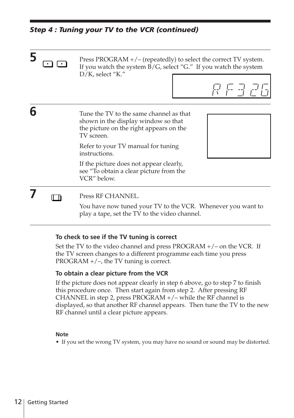 Sony SLV-E780EN/EG User Manual | Page 12 / 72