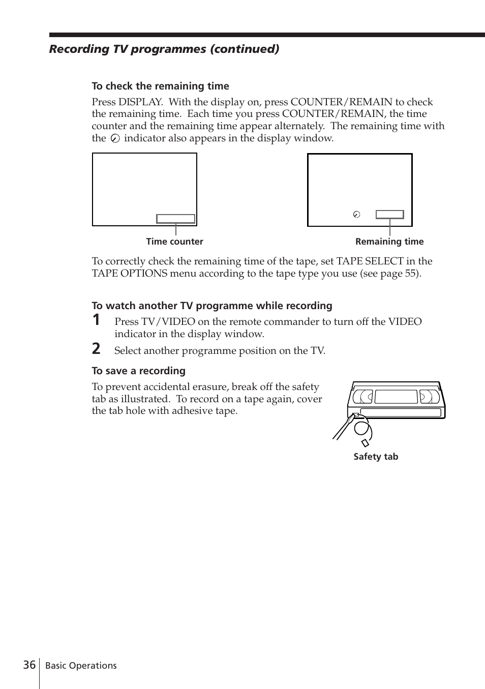 Sony SLV-E780EN/EG User Manual | Page 36 / 72