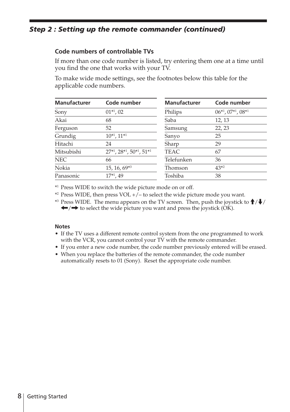 Sony SLV-E780EN/EG User Manual | Page 8 / 72