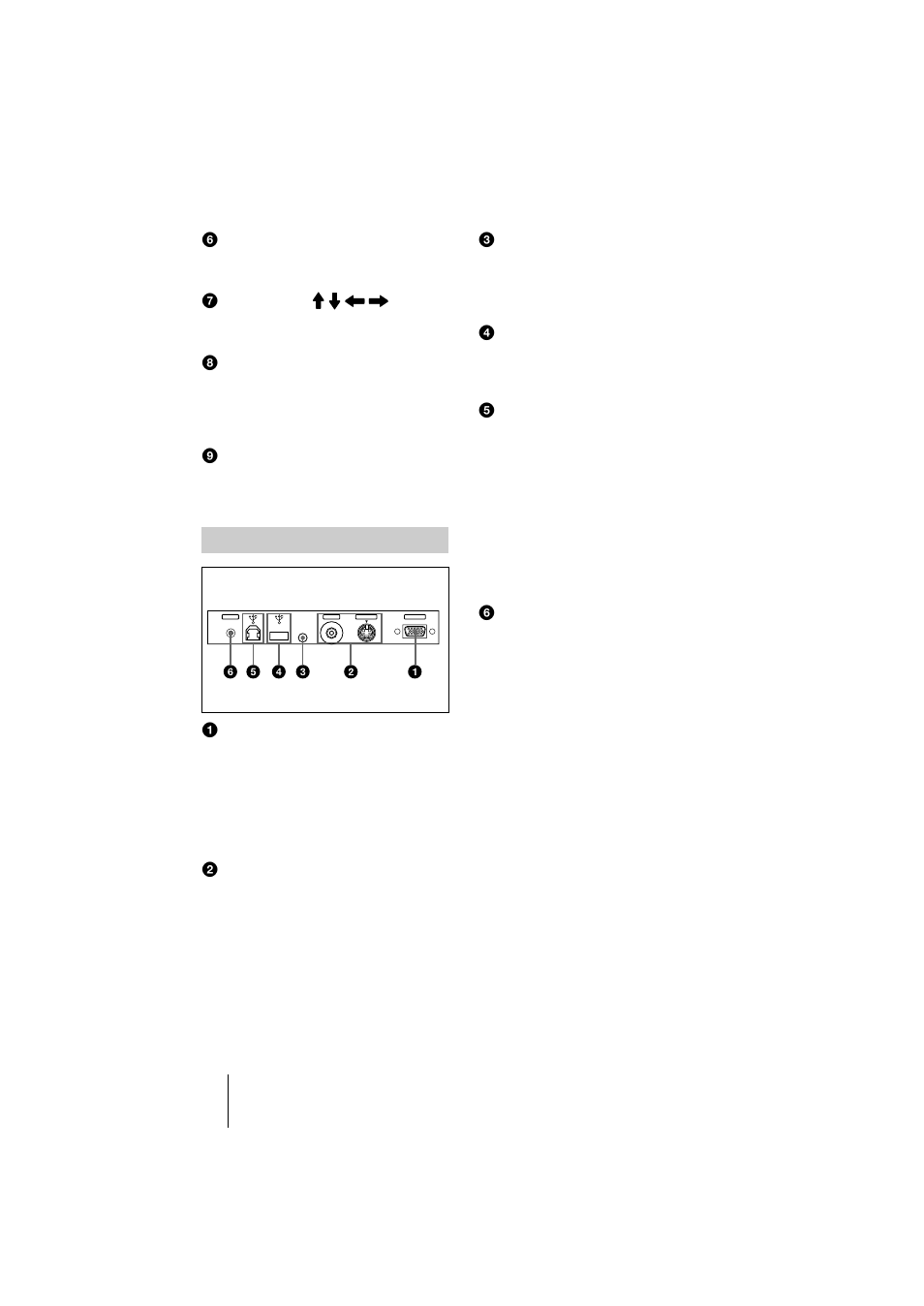 Connector panel | Sony VPL-CS2 User Manual | Page 12 / 128