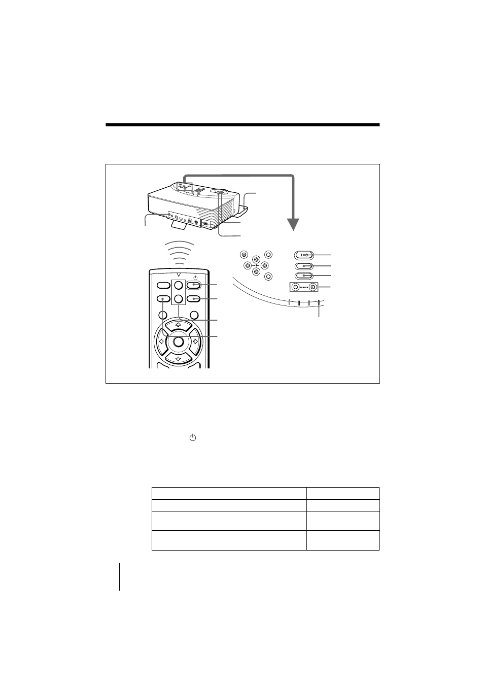 Projecting | Sony VPL-CS2 User Manual | Page 22 / 128