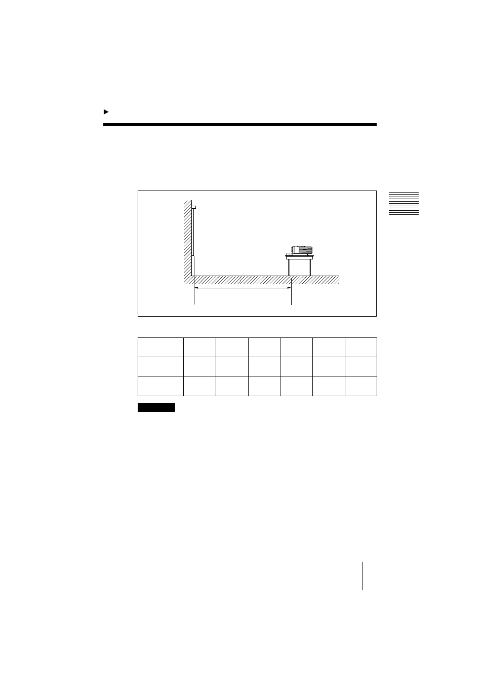 Installation et projection, Installation du projecteur | Sony VPL-CS2 User Manual | Page 55 / 128