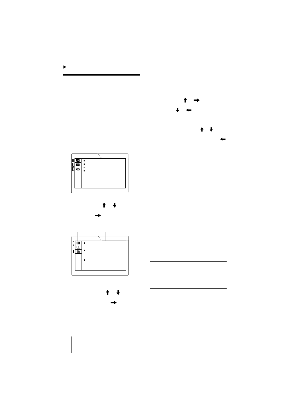 Réglages à l’aide du menu, Utilisation du menu | Sony VPL-CS2 User Manual | Page 66 / 128