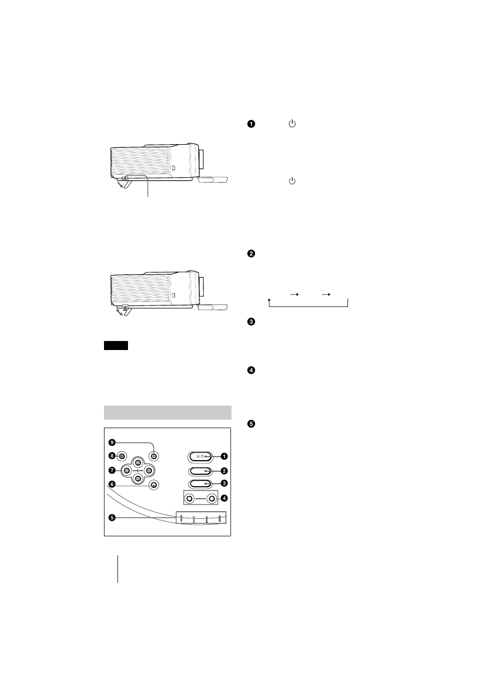 Panel de control | Sony VPL-CS2 User Manual | Page 92 / 128