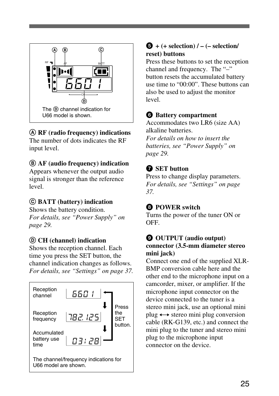 Sony UPW-C1/C2 User Manual | Page 25 / 52