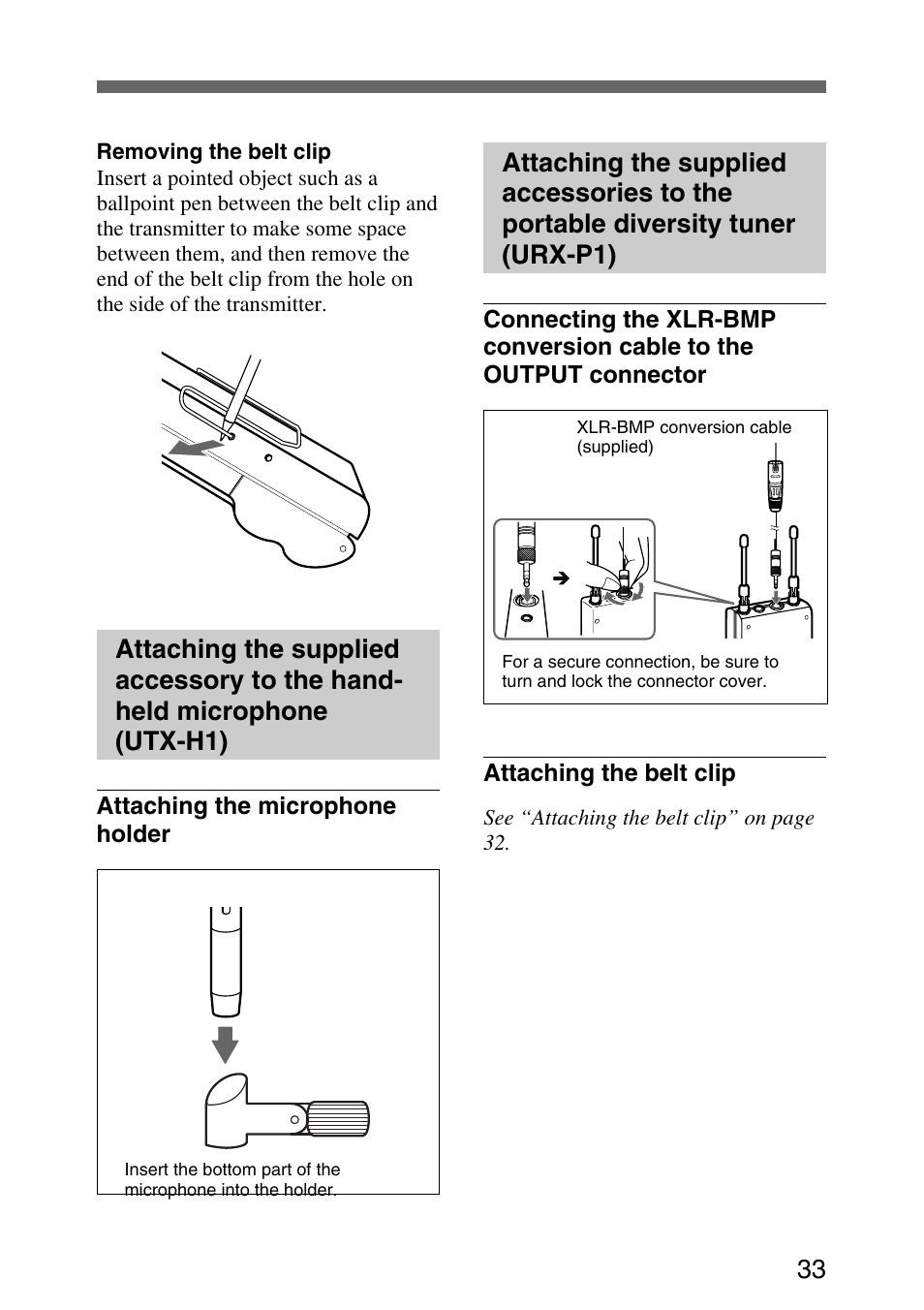 Sony UPW-C1/C2 User Manual | Page 33 / 52