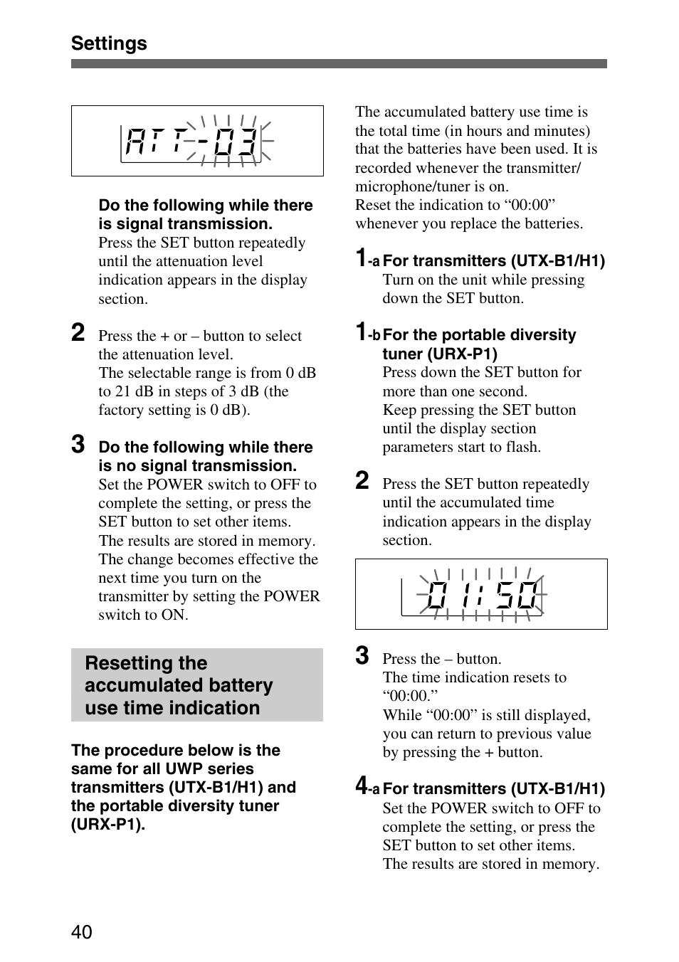 Sony UPW-C1/C2 User Manual | Page 40 / 52